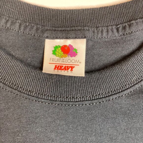 Dare Resist Drugs Violence Blue Camo Graphic‎ Shirt Sz XL Black Cotton Retro - Picture 8 of 8